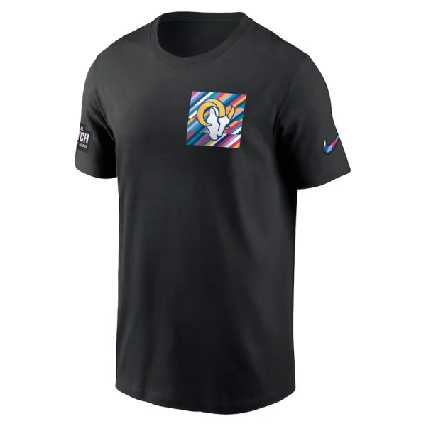 Los angeles rams nike crucial catch sideline tri blend t shirt Black M