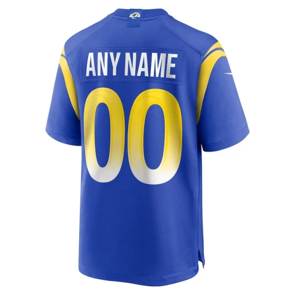 Los angeles rams nike custom game jersey Royal L