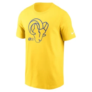 Los angeles rams nike faded essential t shirt Gold M