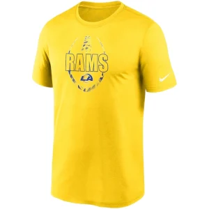 Los angeles rams nike fan gear icon t shirt Gold M