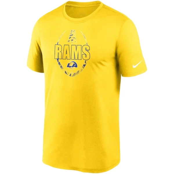Los angeles rams nike fan gear icon t shirt Gold M