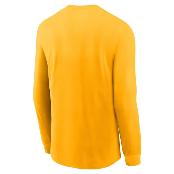 Los angeles rams nike fashion tri blend long sleeve t shirt Gold L