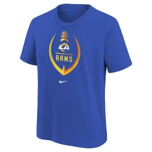 Los angeles rams nike girls preschool icon t shirt Royal 56