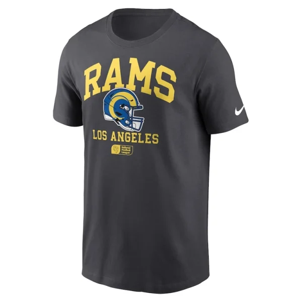 Los angeles rams nike helmet essential t shirt anthracite Multi M
