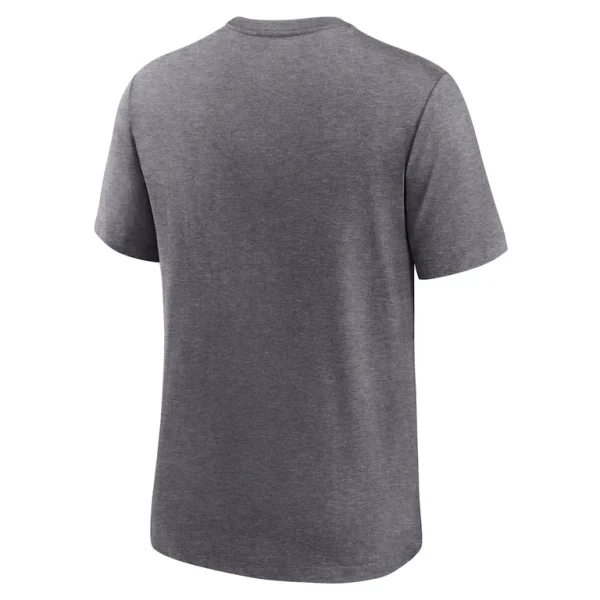 Los angeles rams nike helmet tri blend t shirt Heather charcoal L