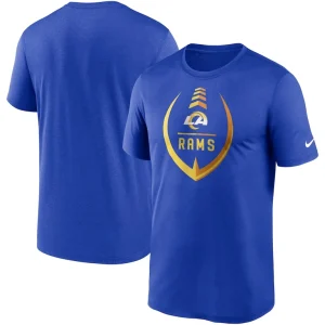 Los angeles rams nike icon legend performance t shirt Royal