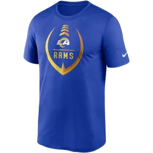 Los angeles rams nike icon legend performance t shirt Royal M