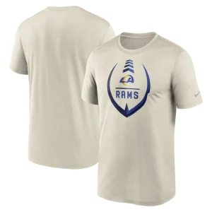 Los angeles rams nike icon legend performance t shirt bone Multi