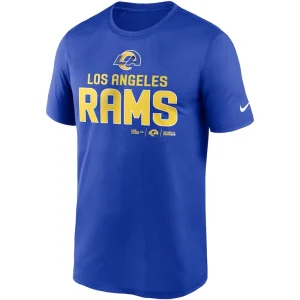 Los angeles rams nike legend community performance t shirt Royal M