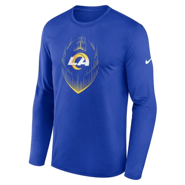 Los angeles rams nike legend icon long sleeve t shirt Royal M