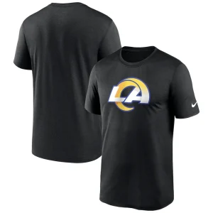 Los angeles rams nike legend logo performance t shirt Black