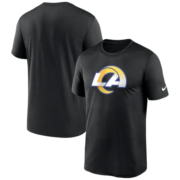 Los angeles rams nike legend logo performance t shirt Black