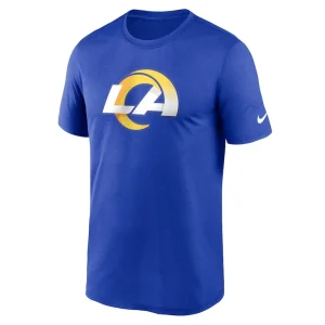 Los angeles rams nike legend logo performance t shirt Royal M
