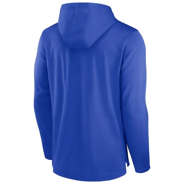 Los angeles rams nike lightweight performance hooded long sleeve t shirt Royal L