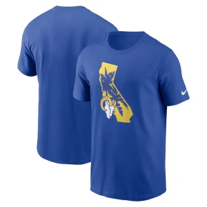 Los angeles rams nike local essential t shirt Royal