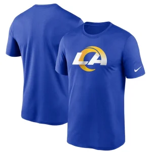 Los angeles rams nike logo essential legend performance t shirt Royal
