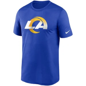 Los angeles rams nike logo essential legend performance t shirt Royal M