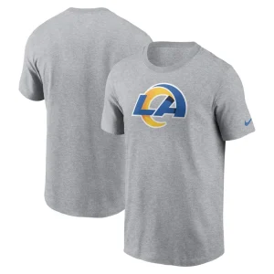Los angeles rams nike logo essential t shirt Gray