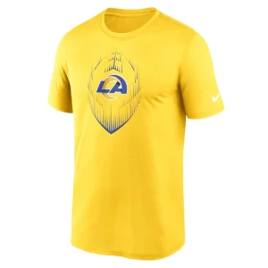 Los angeles rams nike primetime legend icon performance t shirt Gold M
