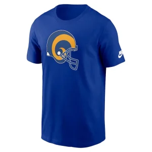 Los angeles rams nike rewind logo essential t shirt Royal M