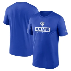 Los angeles rams nike sideline legend performance t shirt Royal