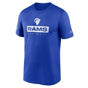 Los angeles rams nike sideline legend performance t shirt Royal M
