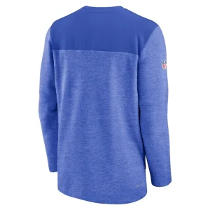 Los angeles rams nike sideline lockup performance quarter zip top Royal L