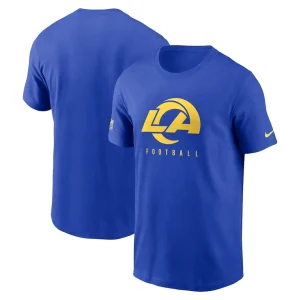 Los angeles rams nike sideline performance t shirt Royal