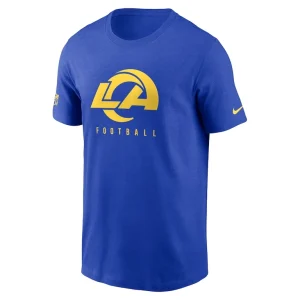 Los angeles rams nike sideline performance t shirt Royal M
