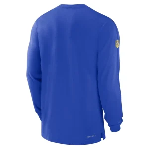 Los angeles rams nike sideline player performance long sleeve t shirt Royal L