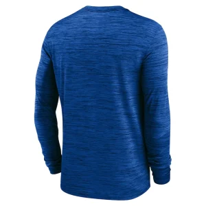 Los angeles rams nike sideline team velocity performance long sleeve t shirt Royal L