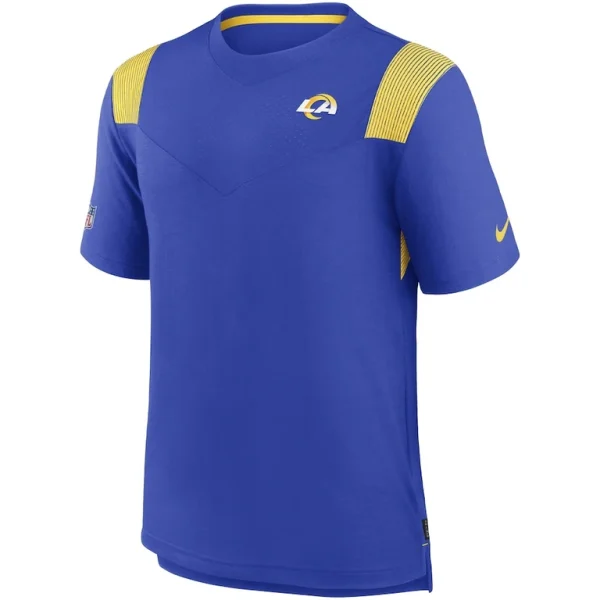 Los angeles rams nike sideline tonal logo performance player t shirt Royal M