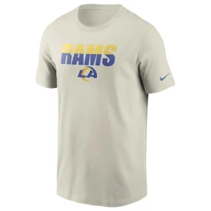 Los angeles rams nike split t shirt bone Multi M