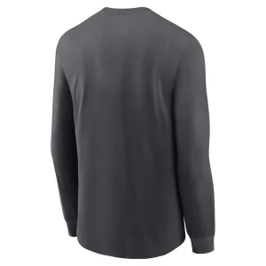 Los angeles rams nike super bowl lvi champions slogan long sleeve t shirt anthracite Multi L