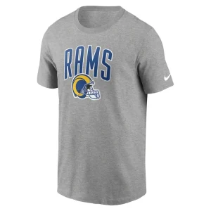 Los angeles rams nike team athletic t shirt Heathered gray M