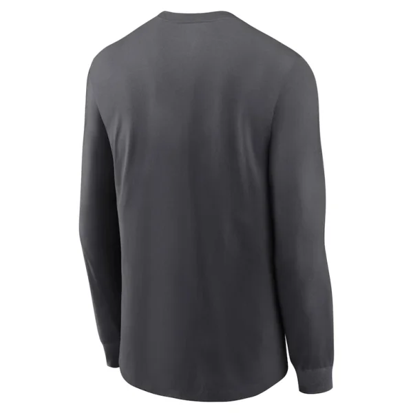 Los angeles rams nike team slogan long sleeve t shirt anthracite Multi L