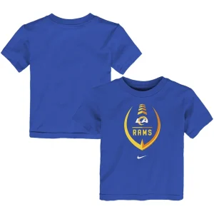 Los angeles rams nike toddler football wordmark t shirt Royal