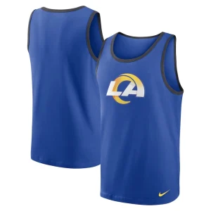 Los angeles rams nike tri blend tank top Royal