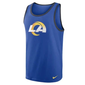 Los angeles rams nike tri blend tank top Royal M