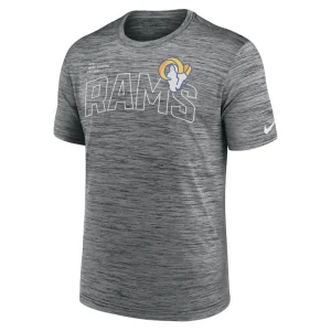 Los angeles rams nike velocity arch performance t shirt anthracite Multi M