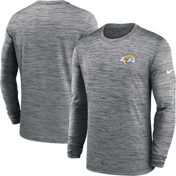 Los angeles rams nike velocity long sleeve t shirt anthracite Multi