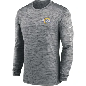 Los angeles rams nike velocity long sleeve t shirt anthracite Multi M