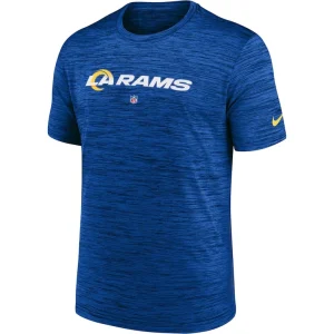 Los angeles rams nike velocity performance t shirt Royal M