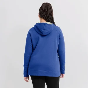 Los angeles rams nike womens asymmetrical raglan full zip hoodie Royal XL