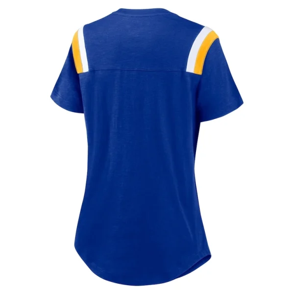 Los angeles rams nike womens historic slub fashion t shirt Heather royal M
