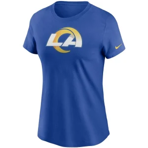 Los angeles rams nike womens logo essential t shirt Royal S