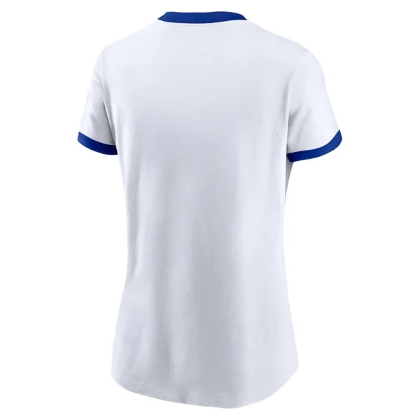 Los angeles rams nike womens rewind ringer t shirt White M