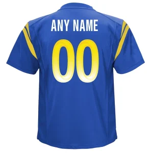 Los angeles rams nike youth custom game jersey Royal Yth L