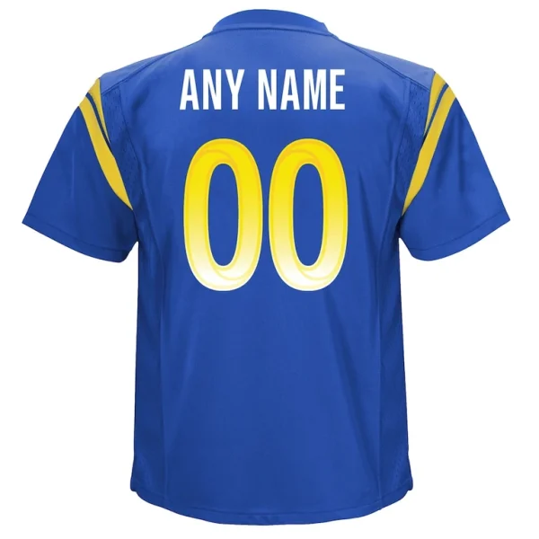Los angeles rams nike youth custom game jersey Royal Yth L