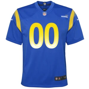 Los angeles rams nike youth custom game jersey Royal Yth M